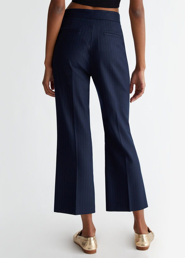 Liu Jo Pantaloni in flanella gessata Presa