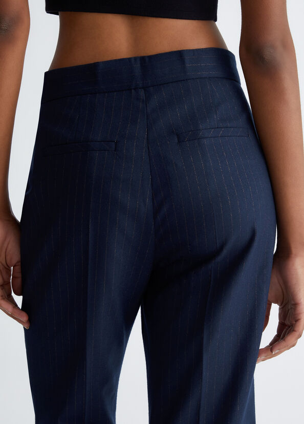 Liu Jo Pantaloni in flanella gessata Presa