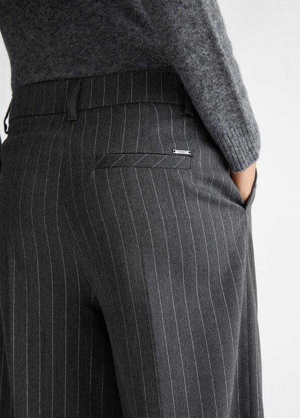 Liu Jo Pantaloni culotte gessati Sconto