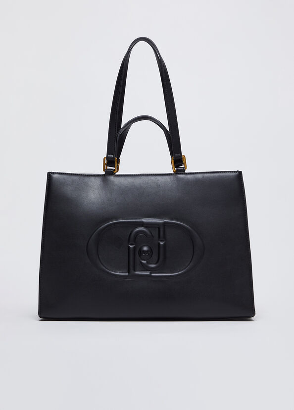 Liu Jo Shopping bag con logo monogram Promozione