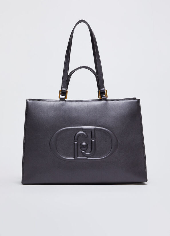 Liu Jo Shopping bag con logo monogram Spedizione Gratuita