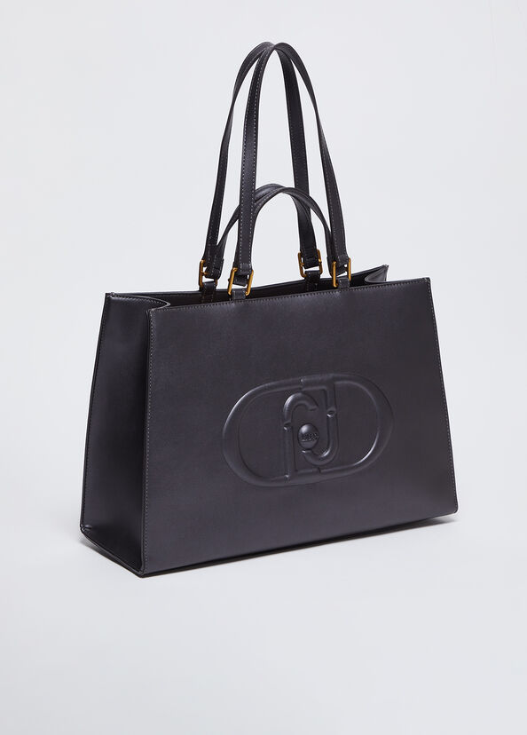 Liu Jo Shopping bag con logo monogram Spedizione Gratuita