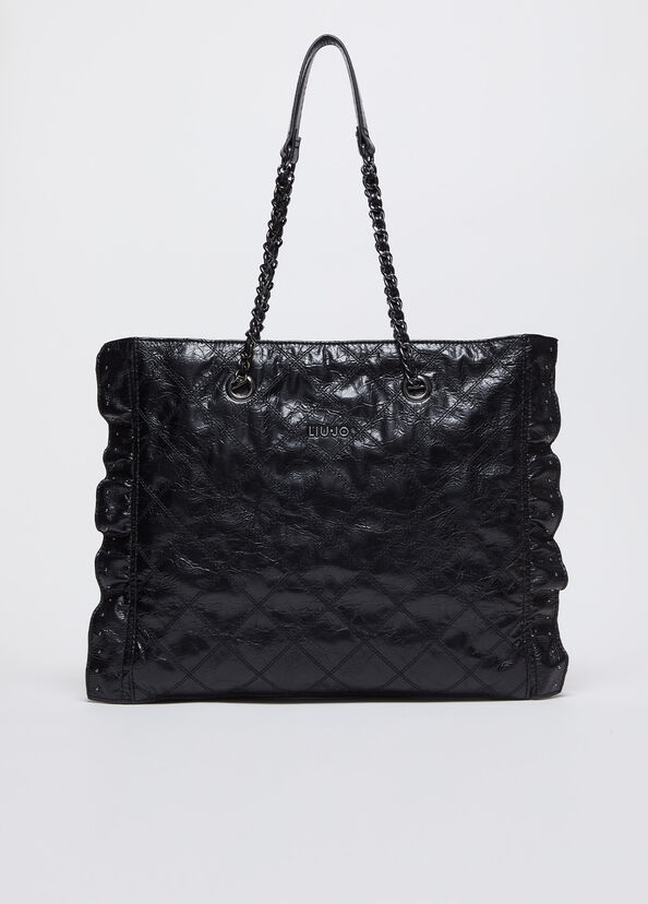 Liu Jo Shopping bag glossy matelassé Saldi