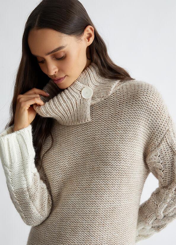 Liu Jo Abito in maglia di lana e alpaca Consegna Veloce
