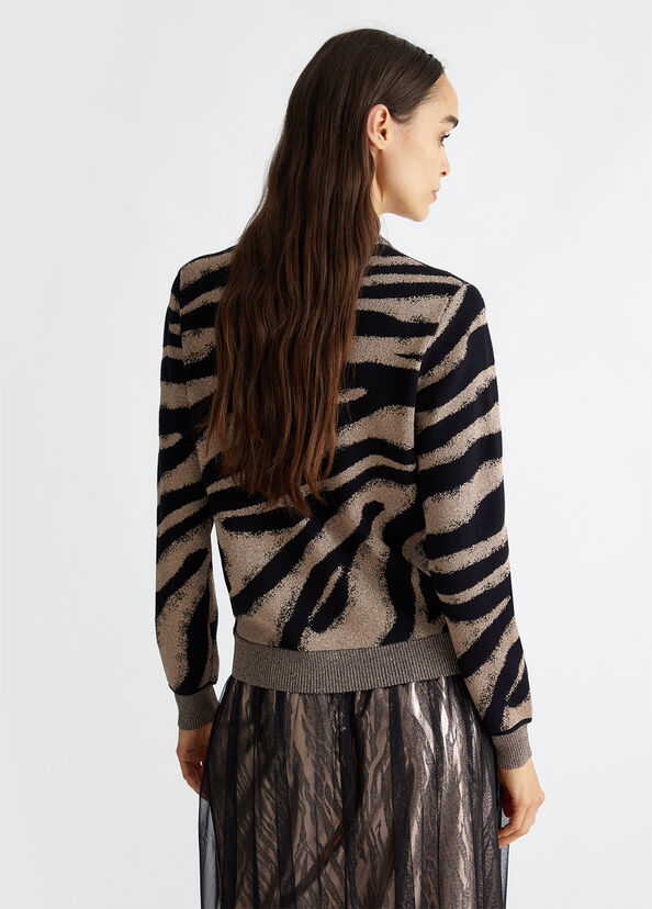 Liu Jo Cardigan jacquard con zip Shopping Online