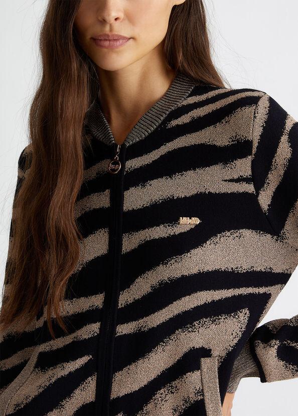 Liu Jo Cardigan jacquard con zip Shopping Online