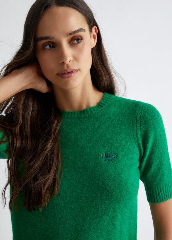 Liu Jo T-shirt in misto lana e alpaca Convenienza