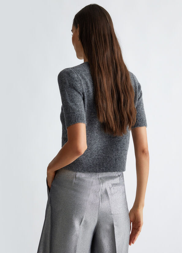 Liu Jo T-shirt in misto lana e alpaca Novità