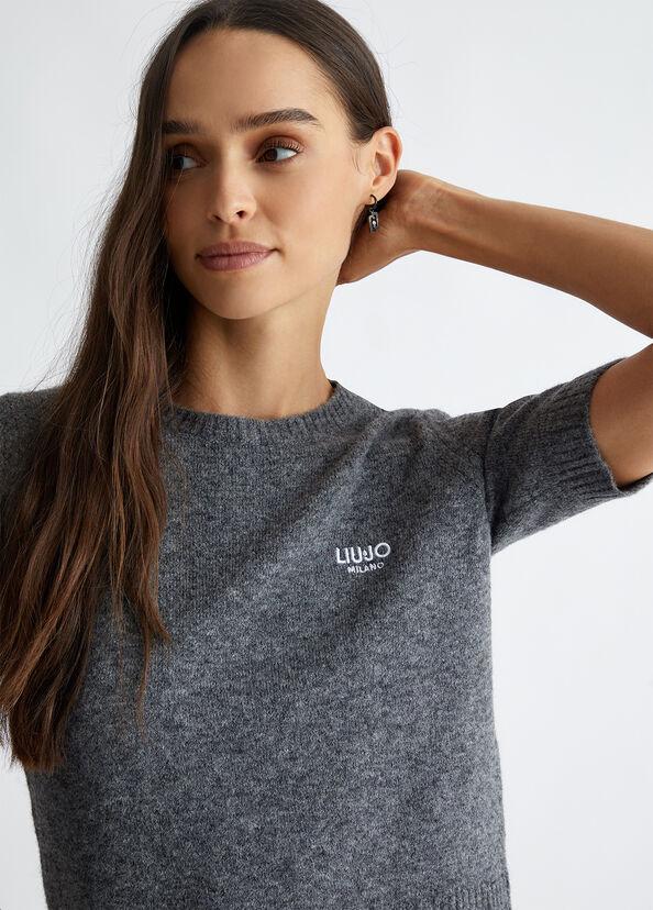 Liu Jo T-shirt in misto lana e alpaca Novità