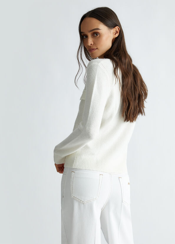 Liu Jo Maglia in misto lana e alpaca Presa