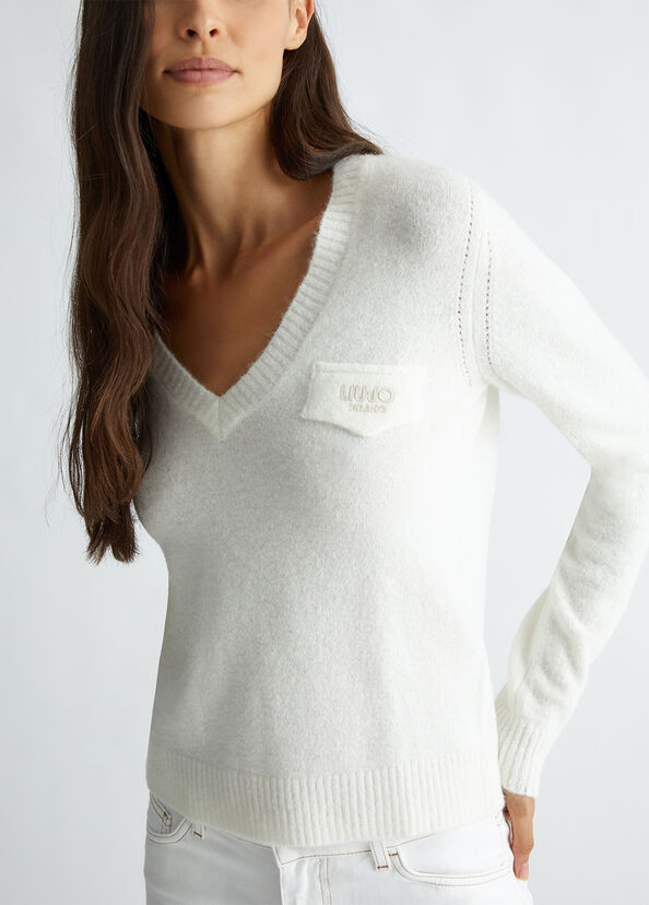 Liu Jo Maglia in misto lana e alpaca Presa