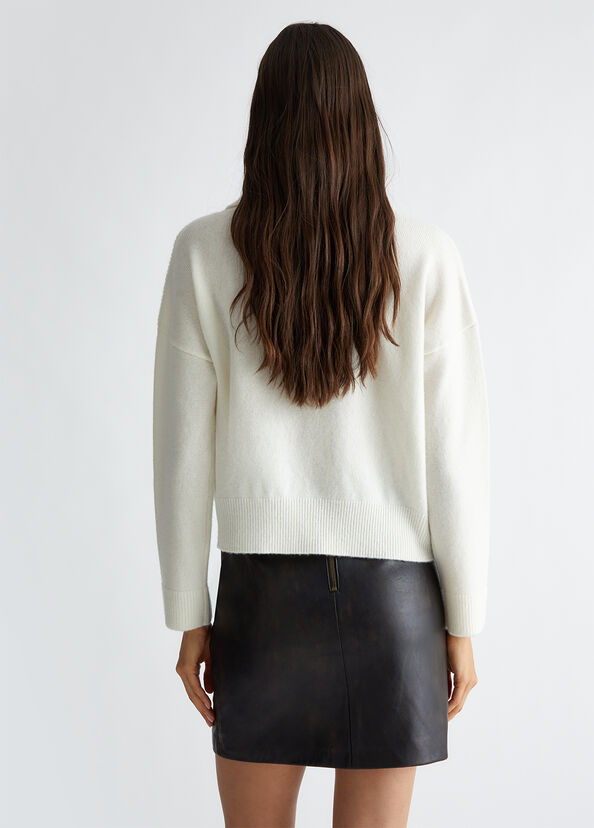 Liu Jo Maglia in lana con zip Saldi