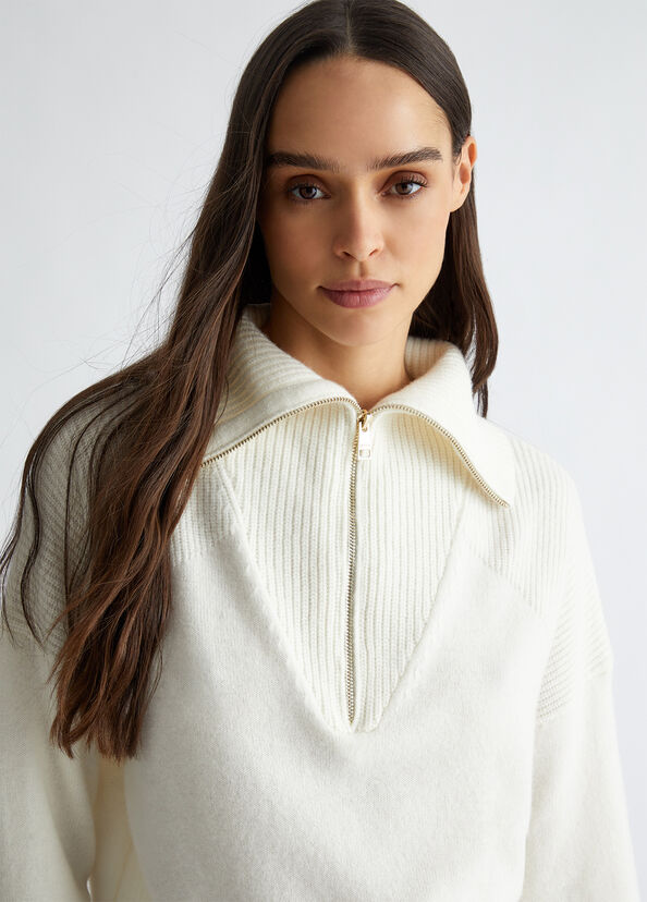 Liu Jo Maglia in lana con zip Saldi