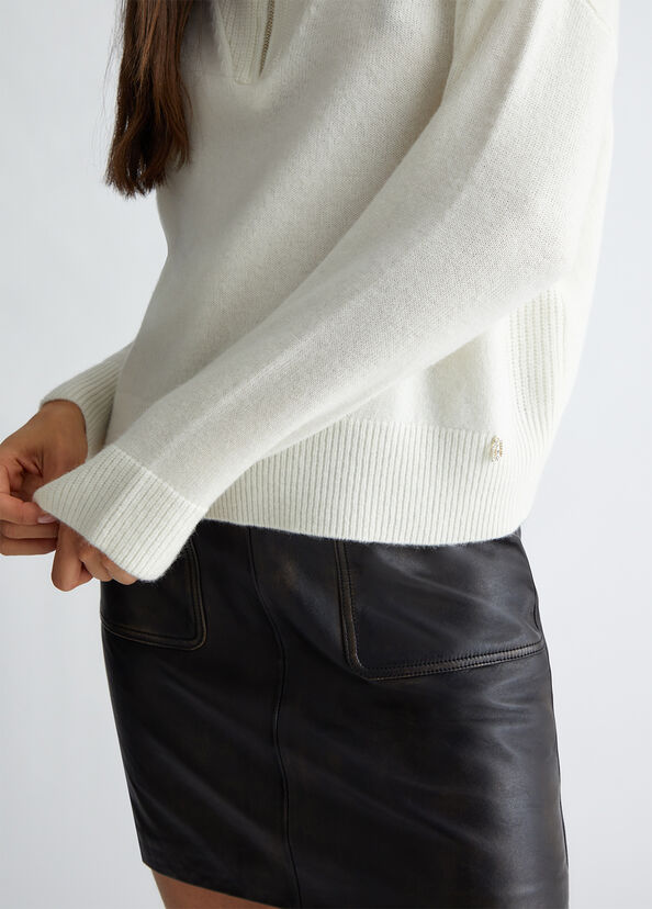 Liu Jo Maglia in lana con zip Saldi