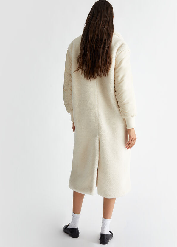 Liu Jo Cappotto in teddy Saldi Di Fabbrica