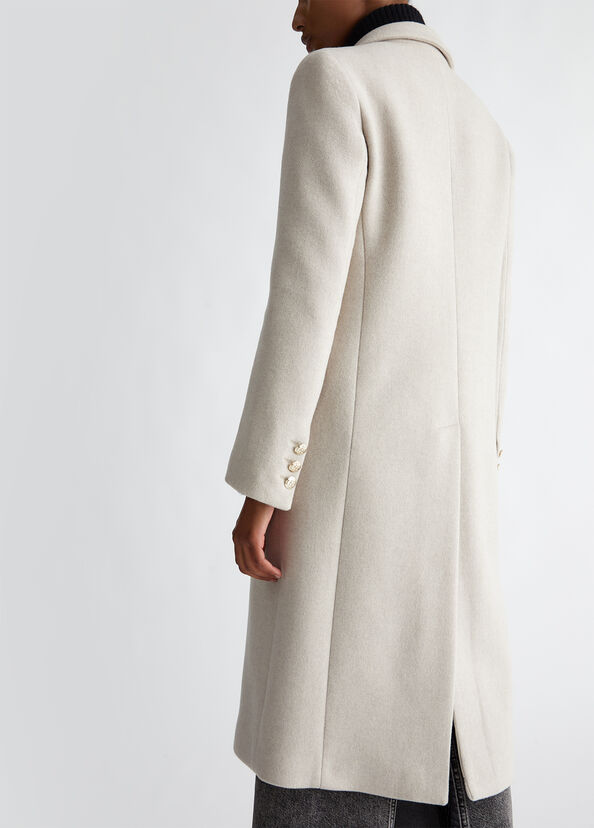 Liu Jo Cappotto slim in misto lana Nuova