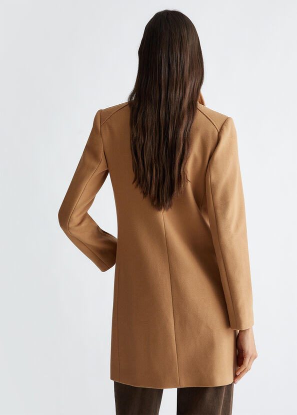 Liu Jo Cappotto doppiopetto in misto lana Italy