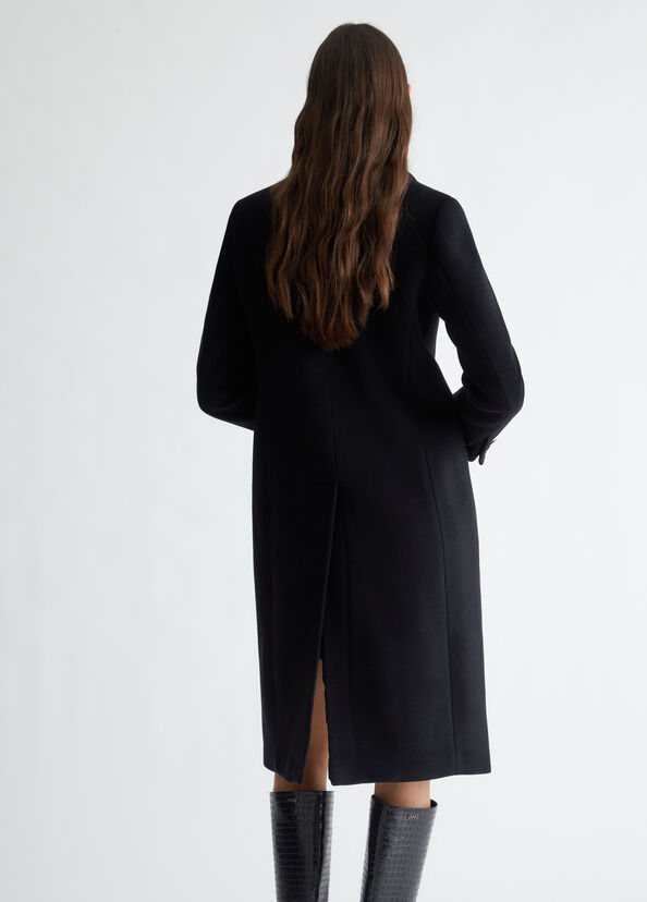 Liu Jo Cappotto slim in misto lana In Linea