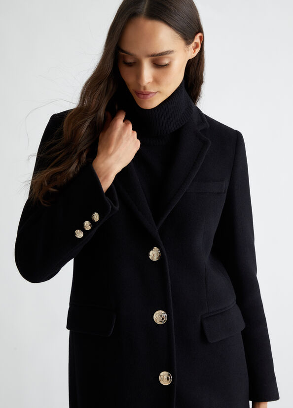 Liu Jo Cappotto slim in misto lana In Linea