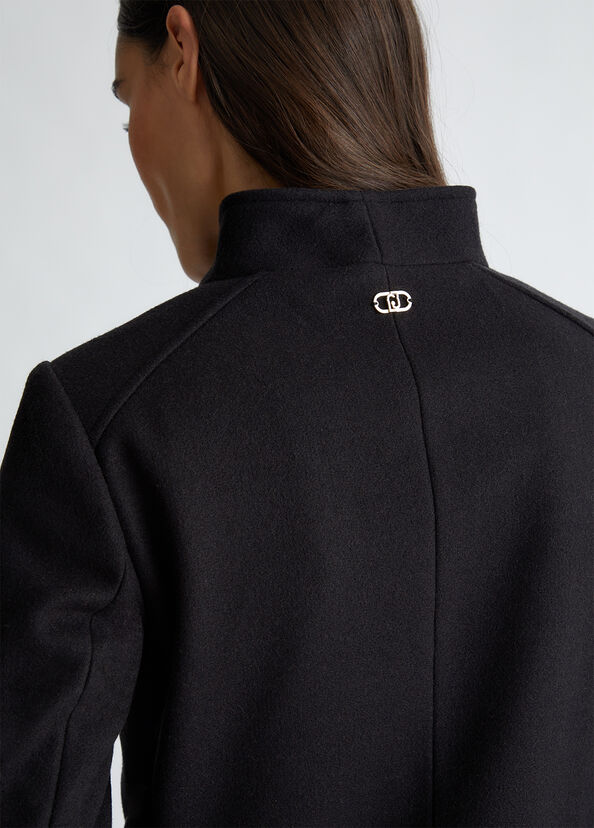 Liu Jo Cappotto doppiopetto in misto lana Nuovo