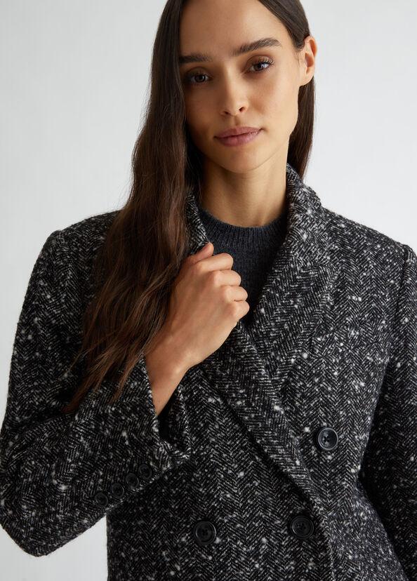Liu Jo Cappotto in misto lana bouclé Promozione
