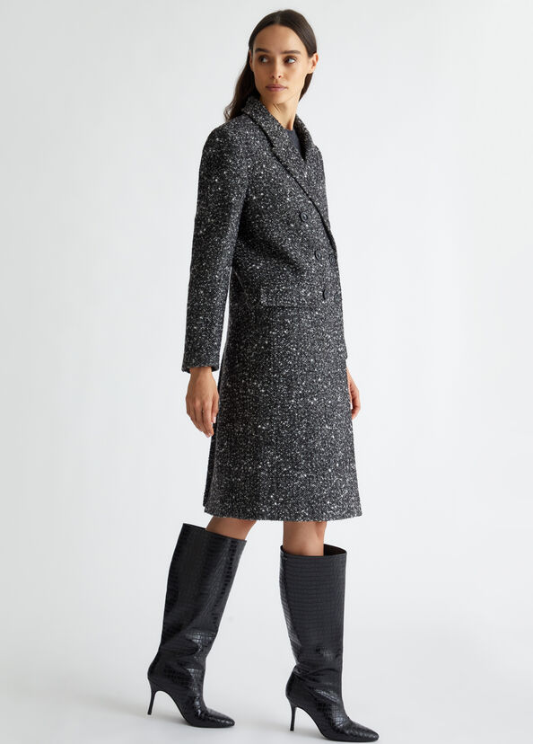 Liu Jo Cappotto in misto lana bouclé Promozione