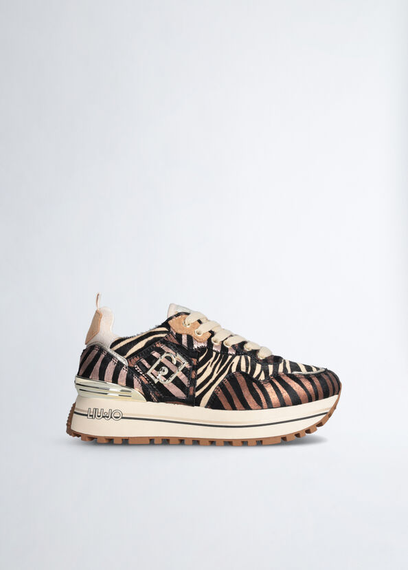 Liu Jo Sneakers platform animalier In Vendita