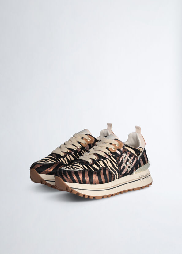 Liu Jo Sneakers platform animalier In Vendita