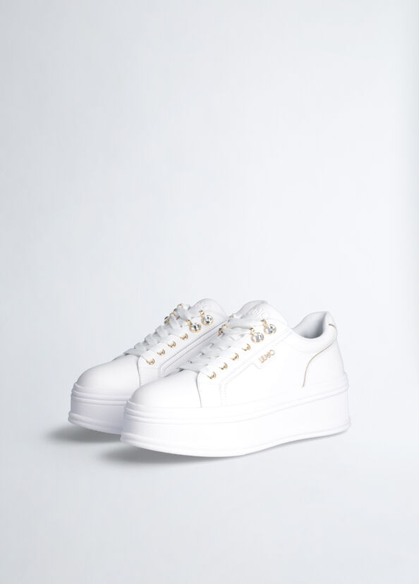 Liu Jo Sneakers platform con pietre gioiello Offerte
