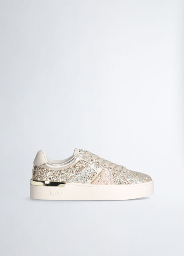 Liu Jo Sneakers con glitter multicolor Hotsell