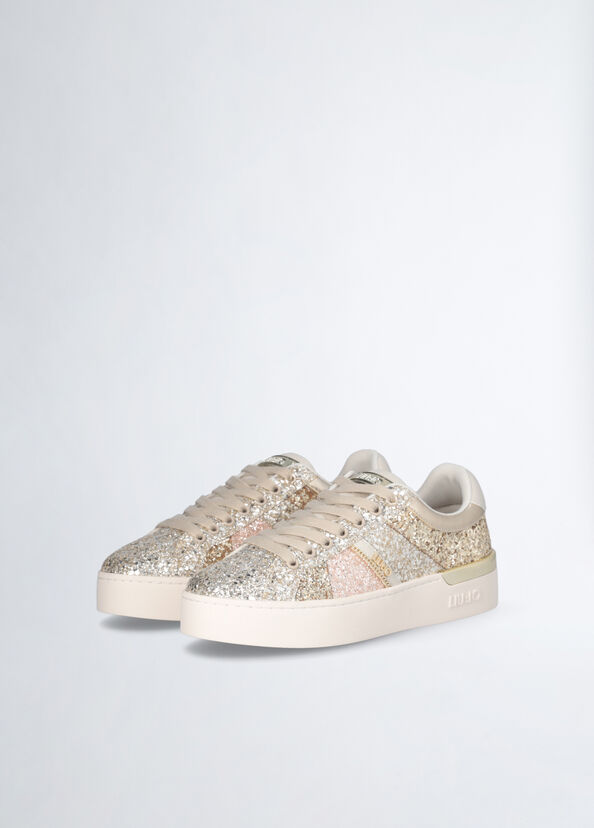 Liu Jo Sneakers con glitter multicolor Hotsell