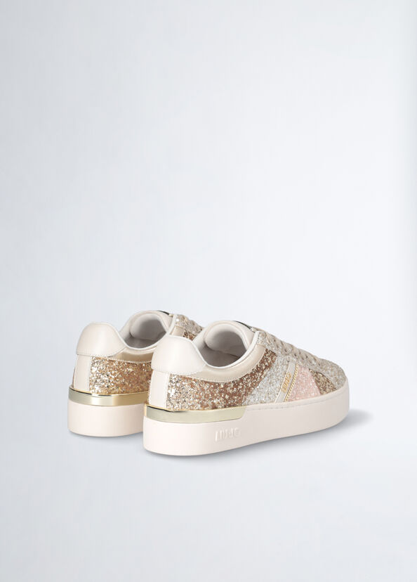 Liu Jo Sneakers con glitter multicolor Hotsell