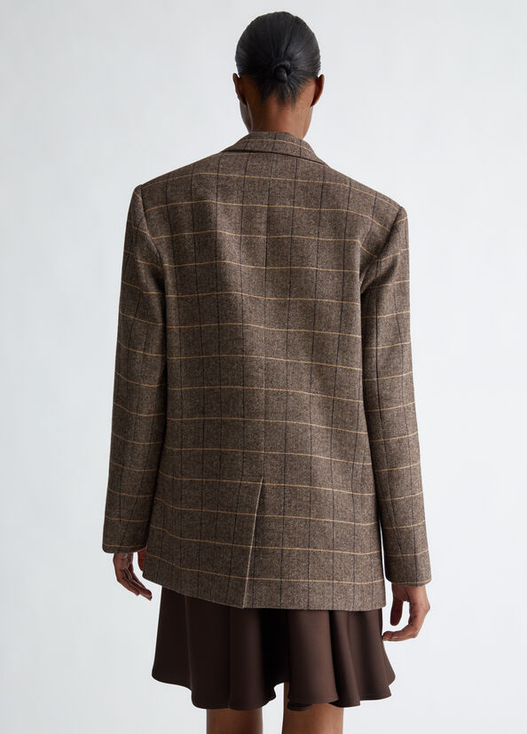 Liu Jo Blazer check con spilla gioiello In Saldo