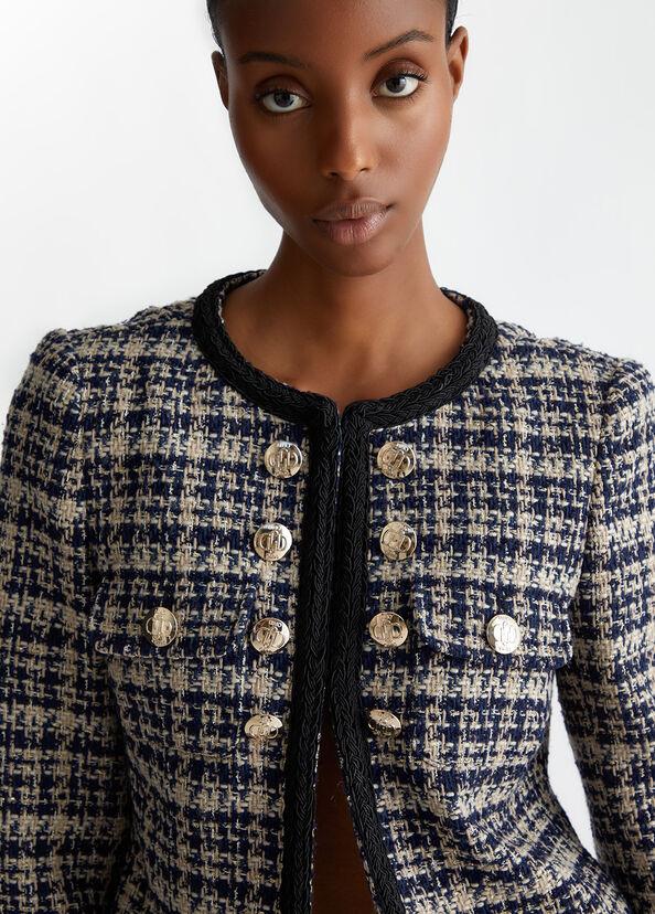 Liu Jo Giacca bouclé check Moda