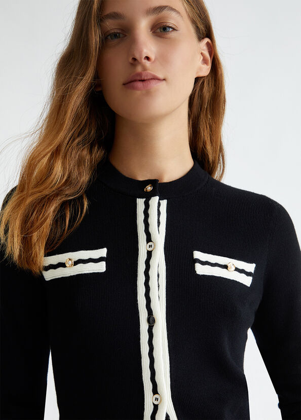 Liu Jo Cardigan con colletto In Linea