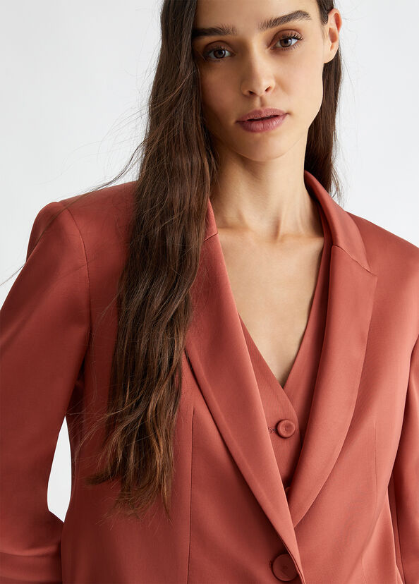 Liu Jo Blazer da completo in raso Qualità