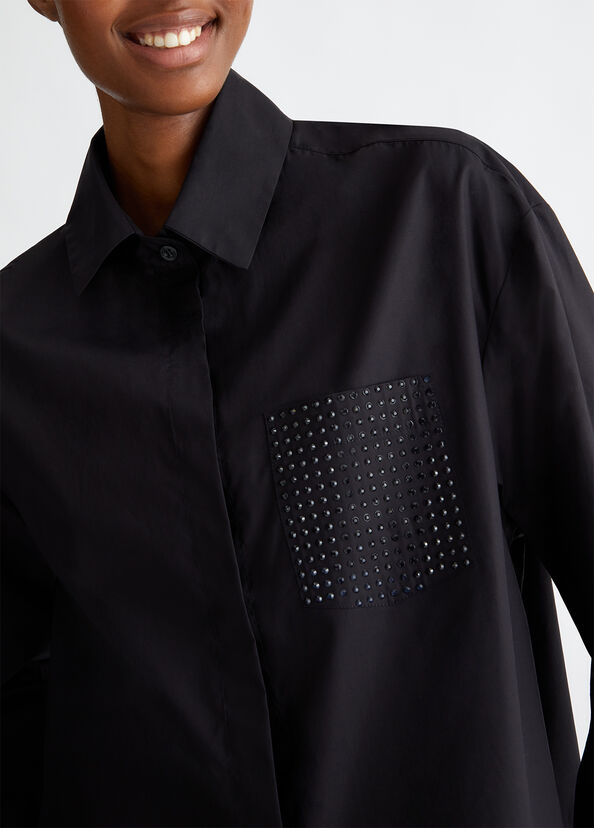 Liu Jo Camicia over con mini borchie Spedizione Gratuita