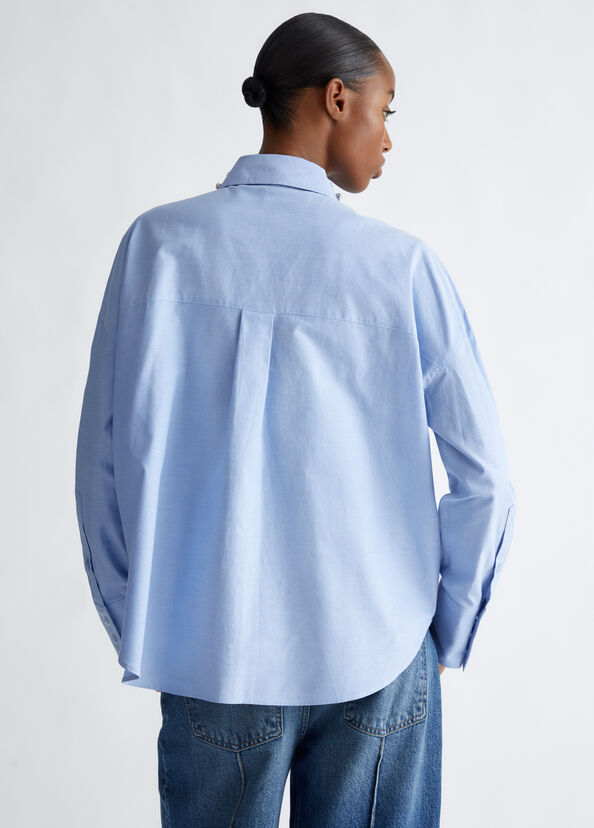 Liu Jo Camicia in cotone con strass Acquista Ora