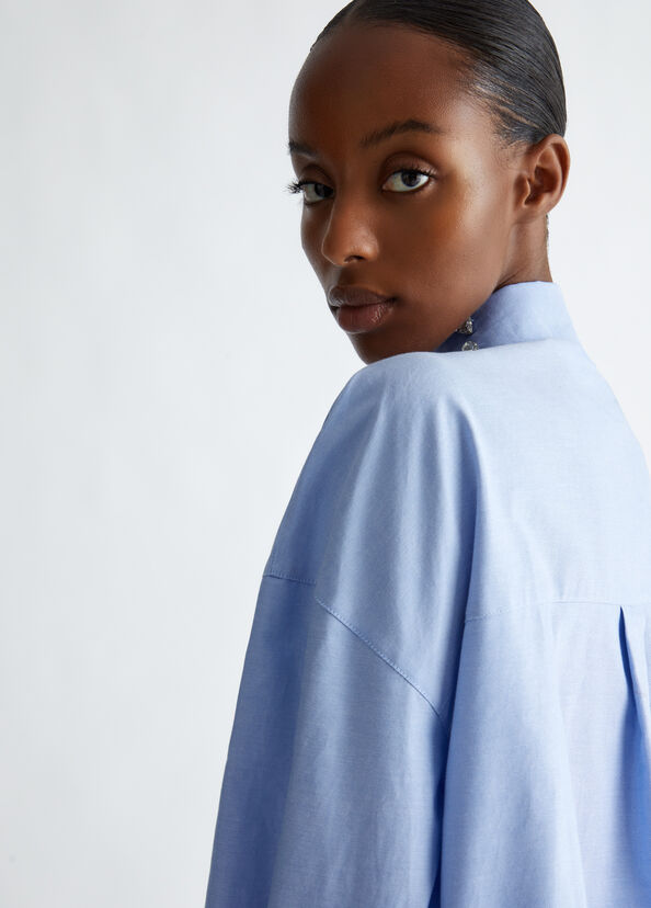 Liu Jo Camicia in cotone con strass Acquista Ora