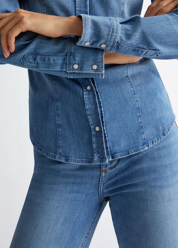 Liu Jo Camicia in denim Consegna Veloce