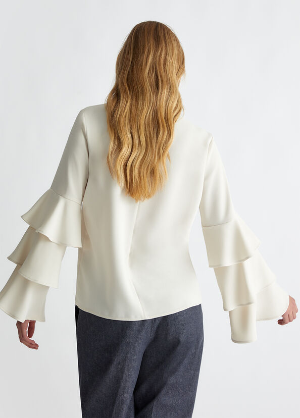 Liu Jo Blusa in crêpe stretch Sottocosto