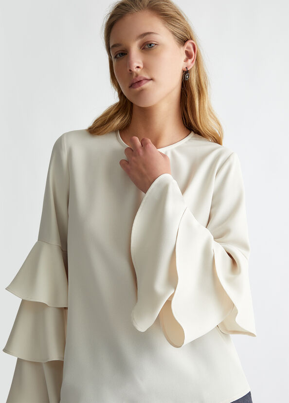 Liu Jo Blusa in crêpe stretch Sottocosto