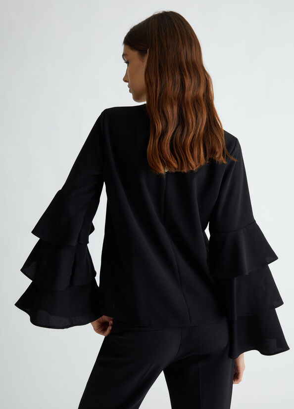 Liu Jo Blusa in crêpe stretch Sconto