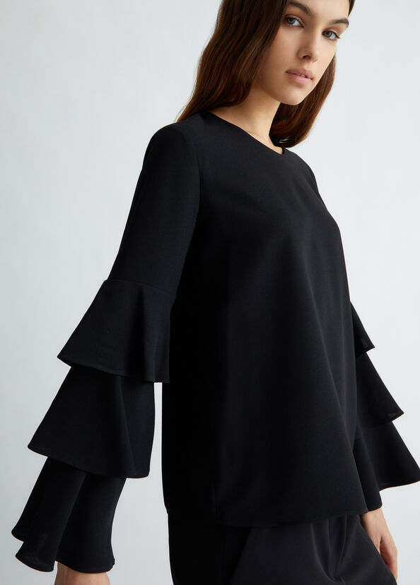 Liu Jo Blusa in crêpe stretch Sconto