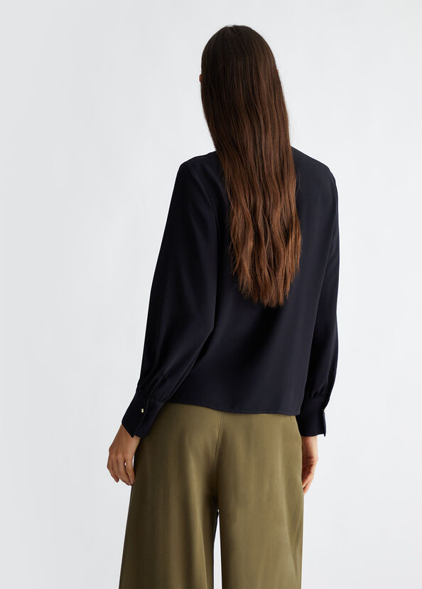 Liu Jo Blusa in crêpe In Vendita