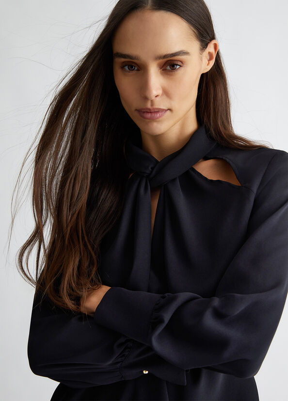 Liu Jo Blusa in crêpe In Vendita