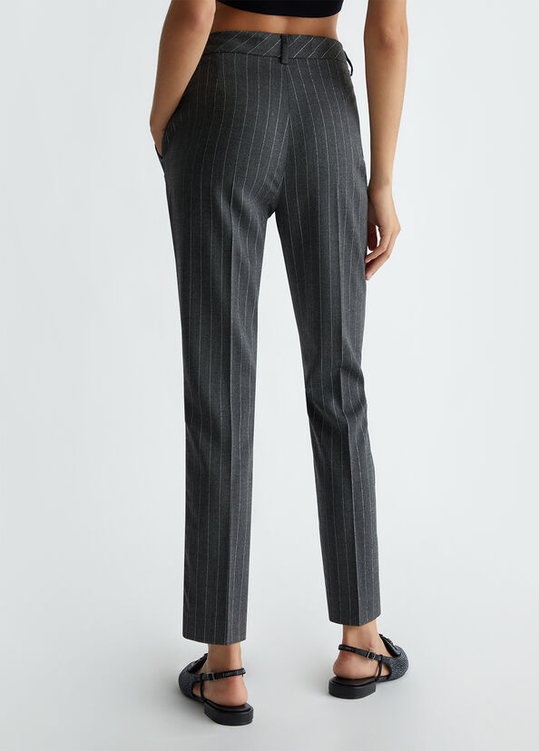 Liu Jo Pantaloni chino gessati Negozio