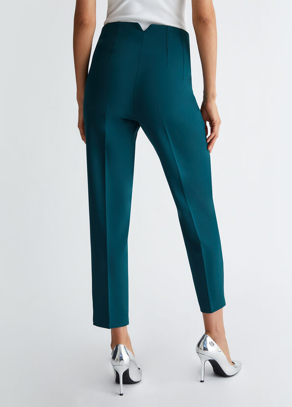 Liu Jo Pantaloni cropped stretch In Saldo