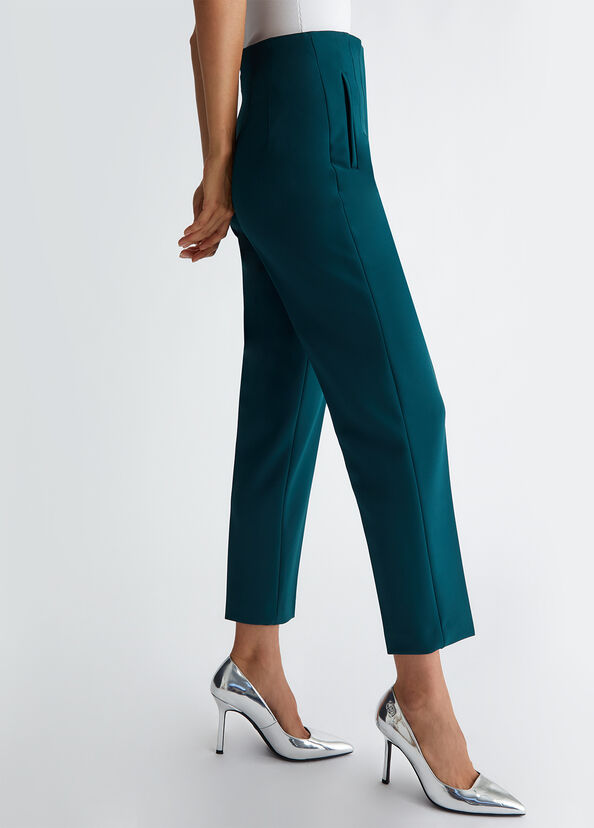 Liu Jo Pantaloni cropped stretch In Saldo