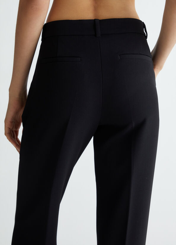 Liu Jo Pantaloni flare in crêpe Nuova